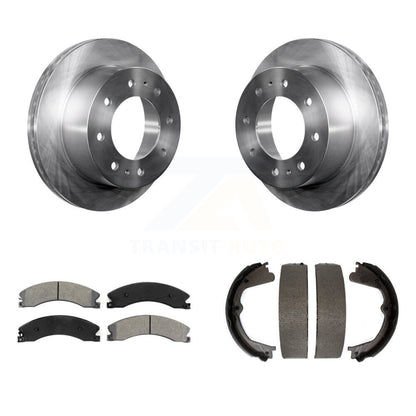 Kit de chaussures de stationnement avec Rotors à disque arrière, plaquettes semi-métalliques, pour Chevrolet Silverado H