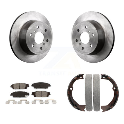 Kit de plaquettes semi-métalliques et de chaussures de stationnement pour disques arrière, pour GMC Chevrolet Sierr