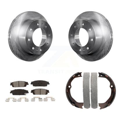 Kit de plaquettes semi-métalliques et de chaussures de stationnement, Rotors à disque arrière, pour Chevrolet Suburba