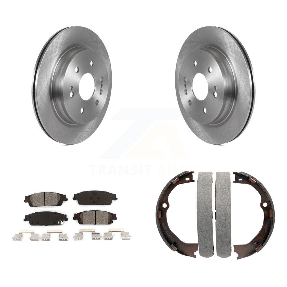 Kit de chaussures de stationnement avec Rotors à disque arrière, plaquettes semi-métalliques, pour Chevrolet Silverado L