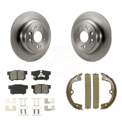 Kit de chaussures de stationnement avec plaquettes semi-métalliques, Rotors à disque arrière, pour Honda Accord Crosstou