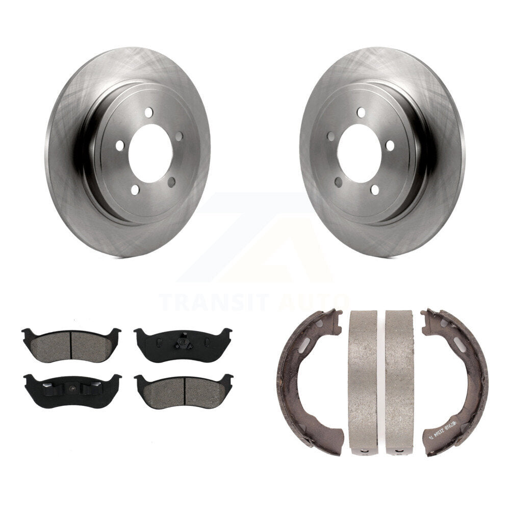 Kit de chaussures de stationnement à plaquettes semi-métalliques, Rotors à disque arrière, pour Ford Explorer Mercury