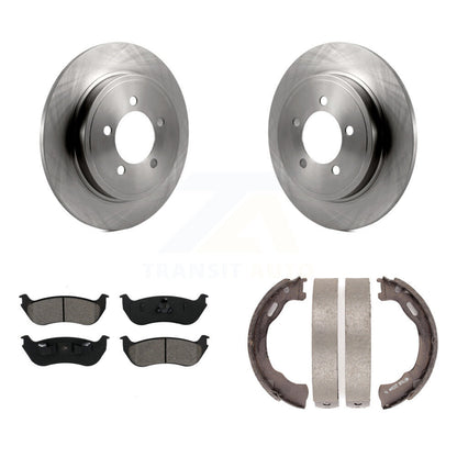 Kit de chaussures de stationnement à plaquettes semi-métalliques, Rotors à disque arrière, pour Ford Explorer Mercury