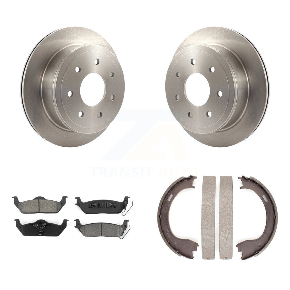 Kit de plaquettes semi-métalliques et de patins de frein de stationnement pour rotors de disque arrière, pour Ford F-150