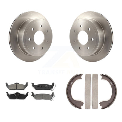 Kit de plaquettes semi-métalliques et de patins de frein de stationnement pour rotors de disque arrière, pour Ford F-150