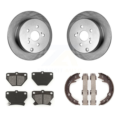 Kit de chaussures de stationnement à plaquettes semi-métalliques, Rotors à disque arrière, pour Toyota Matrix Corolla