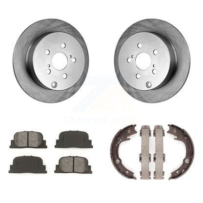 Kit de plaquettes semi-métalliques et de chaussures de stationnement pour disques arrière, pour Scion t 2005 – 2010