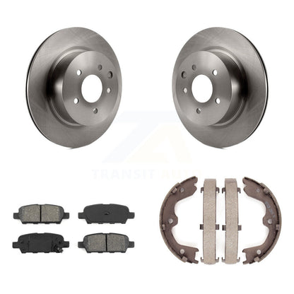 Kit de chaussures de stationnement à plaquettes semi-métalliques, Rotors à disque arrière, pour INFINITI Nissan Maxim