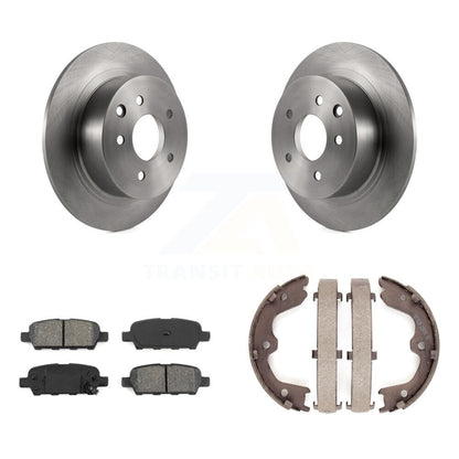 Kit de plaquettes semi-métalliques et de chaussures de stationnement pour rotors de disque arrière, pour Nissan Altima Maxim