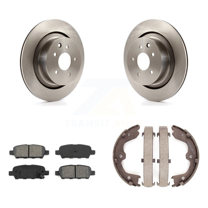 Kit de patins de frein de stationnement, Rotors à disque arrière, plaquettes semi-métalliques, pour INFINITI G35 Q6