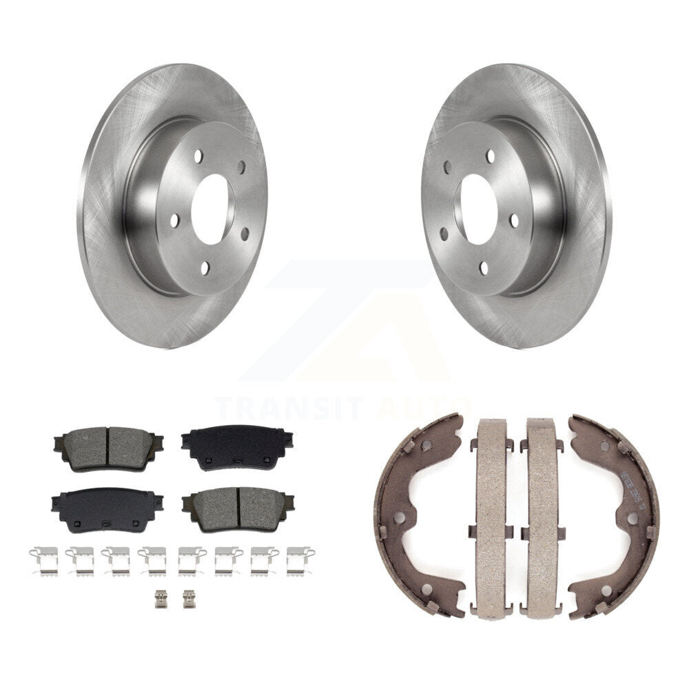 Kit de plaquettes semi-métalliques et de freins de stationnement pour rotors de disque arrière, pour Nissan Altima