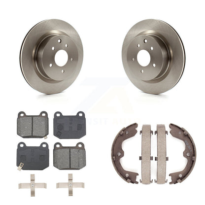 Kit de plaquettes semi-métalliques et de chaussures de stationnement pour disques arrière, pour Nissan 350Z INFINIT