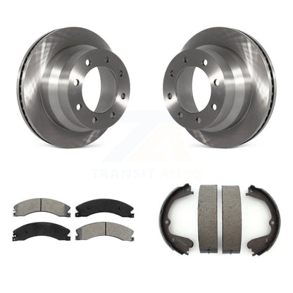 Kit de chaussures de stationnement avec disques semi-métalliques, Rotors à disque arrière, pour Chevrolet Express 350