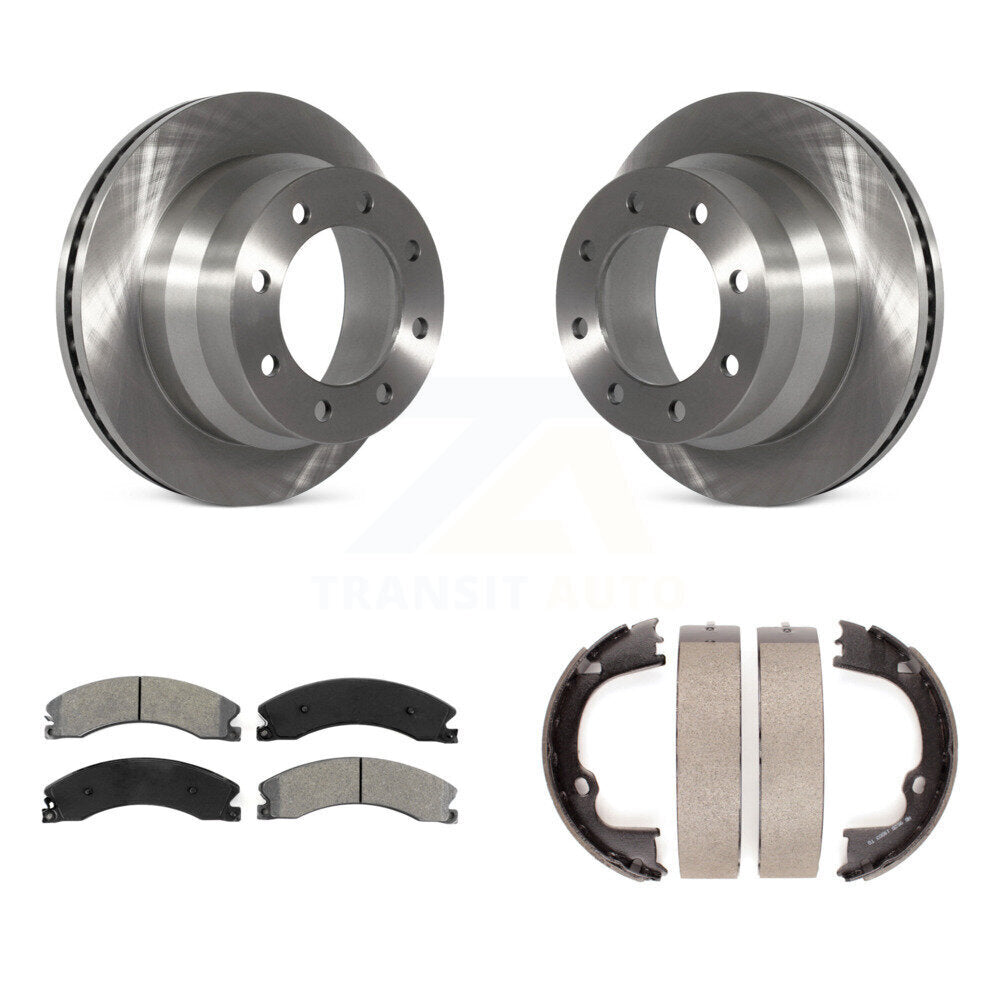 Kit de patins de frein de stationnement, Rotors à disque arrière, plaquettes semi-métalliques, pour GMC Savana 3500