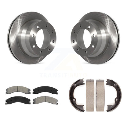Kit de patins de frein de stationnement, Rotors à disque arrière, plaquettes semi-métalliques, pour GMC Savana 3500
