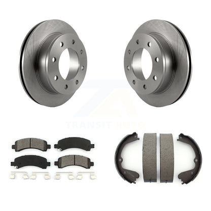 Kit de patins de frein de stationnement, Rotors à disque arrière, plaquettes semi-métalliques, pour GMC Savana 3500