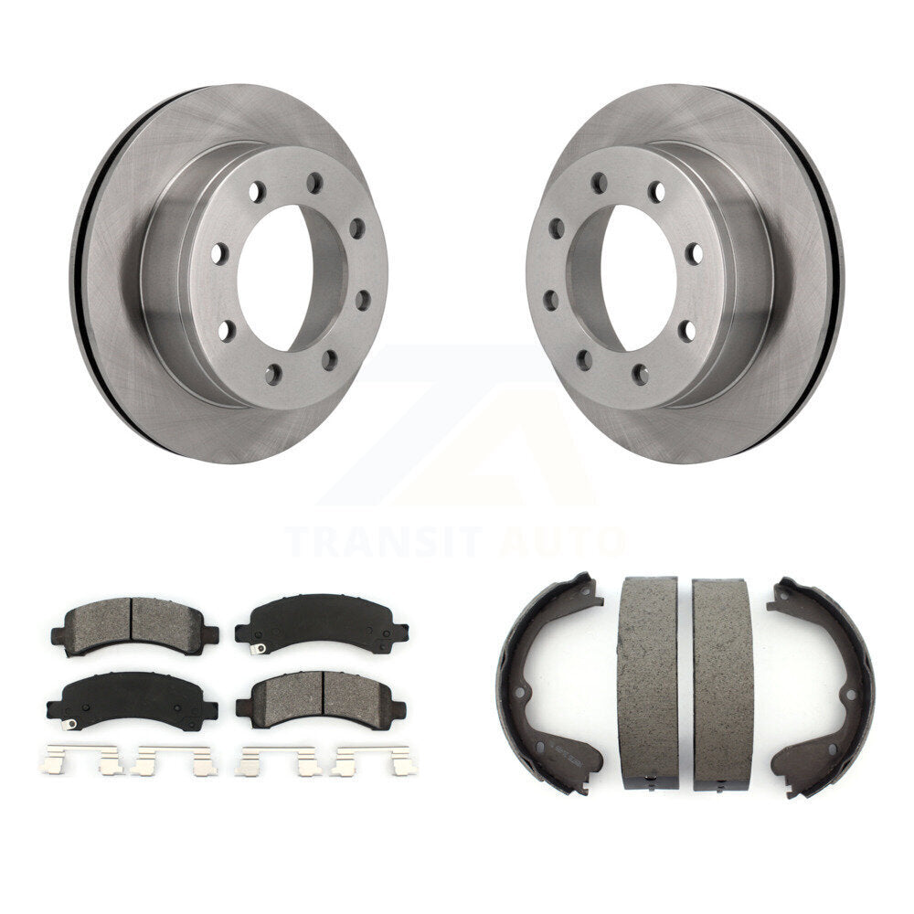 Kit de patins de frein de stationnement, Rotors à disque arrière, plaquettes semi-métalliques, pour GMC Savana 3500