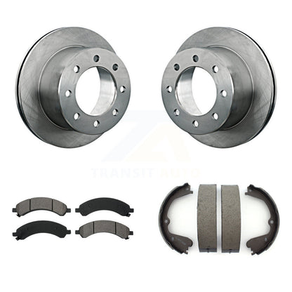 Kit de chaussures de stationnement avec disques semi-métalliques, Rotors à disque arrière, pour Chevrolet Express 350