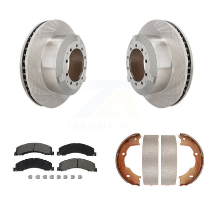 Kit de chaussures de stationnement à plaquettes semi-métalliques, Rotors à disque arrière, pour Ram Dodge Sterling 45