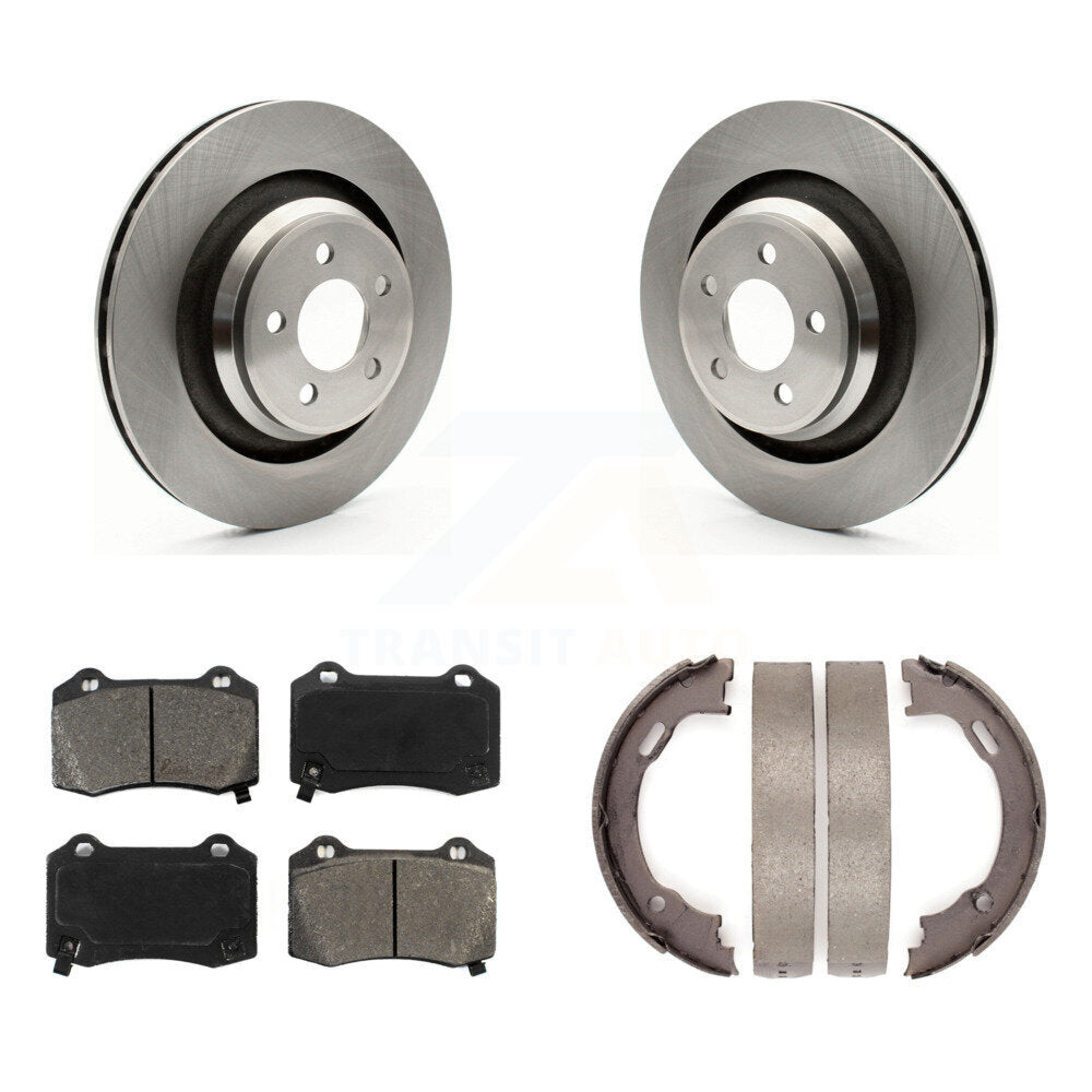 Kit de chaussures de stationnement à plaquettes semi-métalliques, Rotors à disque arrière, pour Dodge Charger chrysle