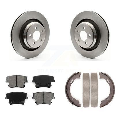 Kit de plaquettes semi-métalliques et de freins de stationnement pour rotors de disque arrière, pour Dodge Charger