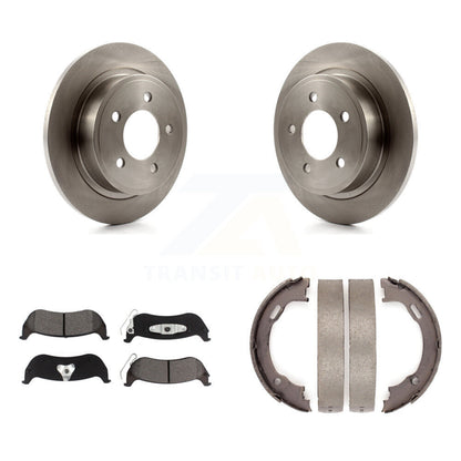 Kit de plaquettes semi-métalliques et de chaussures de stationnement pour rotors de disque arrière, pour Chrysler Pacifica