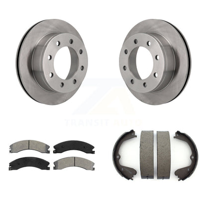 Kit de chaussures de stationnement avec disques semi-métalliques, Rotors à disque arrière, pour Chevrolet Express 450