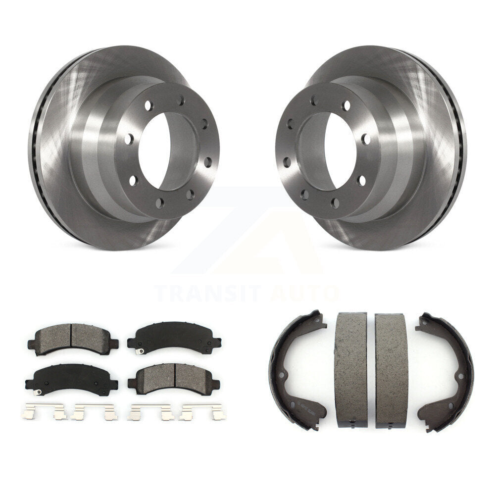 Kit de chaussures de stationnement avec disques semi-métalliques, Rotors à disque arrière, pour Chevrolet Express 450
