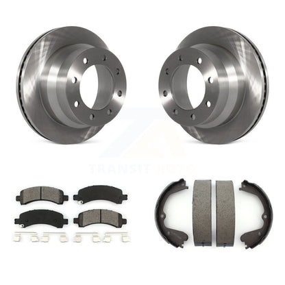 Kit de chaussures de stationnement avec disques semi-métalliques, Rotors à disque arrière, pour Chevrolet Express 450