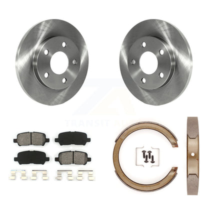 Kit de patins de frein de stationnement, Rotors à disque arrière, plaquettes semi-métalliques, pour Chevrolet Impal