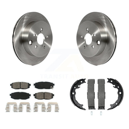 Kit de plaquettes semi-métalliques et de chaussures de stationnement pour rotors de disque arrière, pour Subaru Forester 2.0