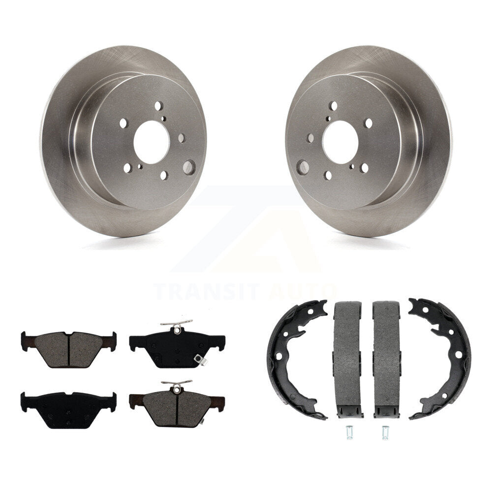 Kit de chaussures de frein de stationnement, Rotors à disque arrière, plaquettes semi-métalliques, pour Subaru Crosstre