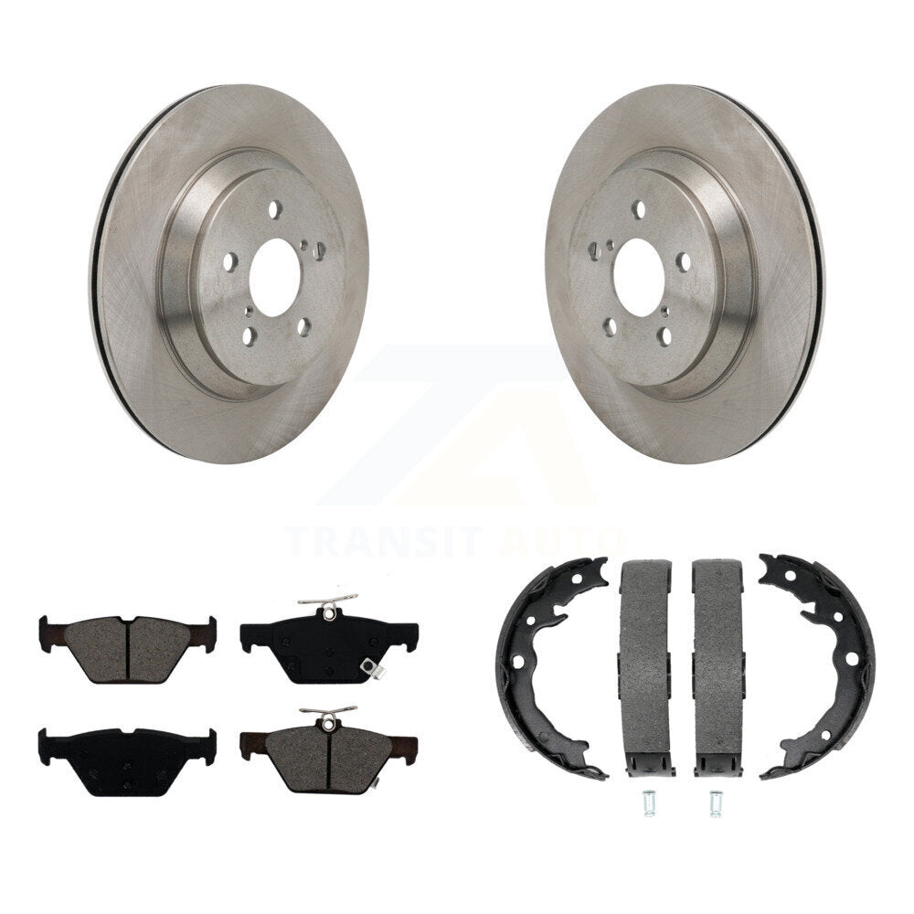 Kit de chaussures de frein de stationnement, Rotors à disque arrière, plaquettes semi-métalliques, pour Subaru Crosstre