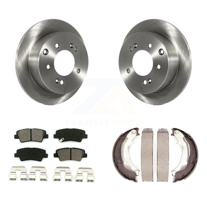 Kit de plaquettes semi-métalliques et de chaussures de stationnement pour rotors de disque arrière, pour Kia Sou 2010 – 2013