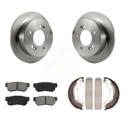 Kit de plaquettes semi-métalliques et de chaussures de stationnement, Rotors à disque arrière, pour Hyundai Sonata XG35