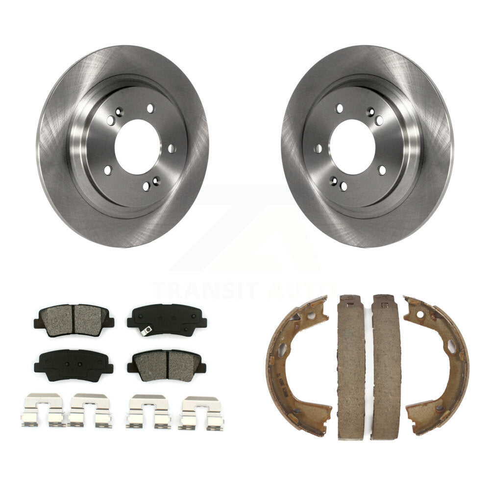 Kit de plaquettes semi-métalliques et de chaussures de stationnement pour disques arrière, pour Hyundai Sonata Azer