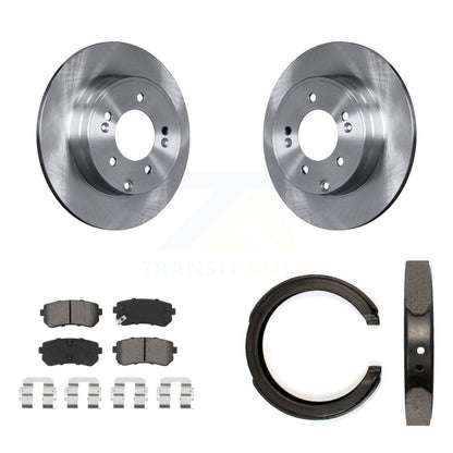 Kit de plaquettes semi-métalliques et de freins de stationnement pour rotors de disque arrière, pour Kia Optima