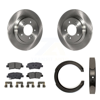 Kit de plaquettes semi-métalliques et de freins de stationnement pour rotors de disque arrière, pour Kia Optima