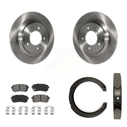 Kit de plaquettes semi-métalliques et de freins de stationnement pour rotors de disque arrière, pour Kia Optima