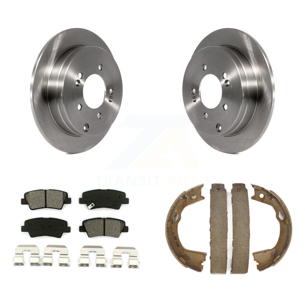 Kit de plaquettes semi-métalliques et de freins de stationnement pour rotors de disque arrière, pour Hyundai Azera