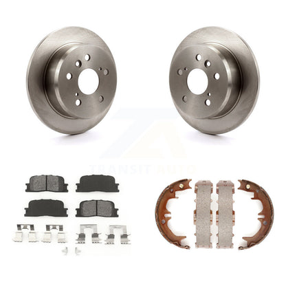 Kit de plaquettes semi-métalliques et de chaussures de stationnement, Rotors à disque arrière, pour Toyota Camry Lexu