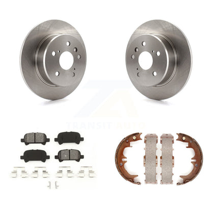 Kit de plaquettes semi-métalliques et de chaussures de stationnement pour rotors de disque arrière, pour Toyota Avalon 00-04