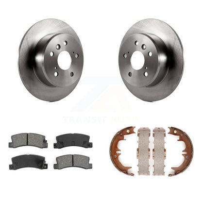 Kit de plaquettes semi-métalliques et de chaussures de stationnement, Rotors à disque arrière, pour Lexus Toyota Camr