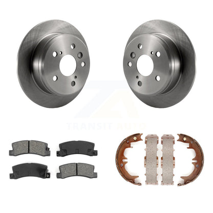 Kit de plaquettes semi-métalliques et de chaussures de stationnement pour rotors de disque arrière, pour Toyota Camry Solara