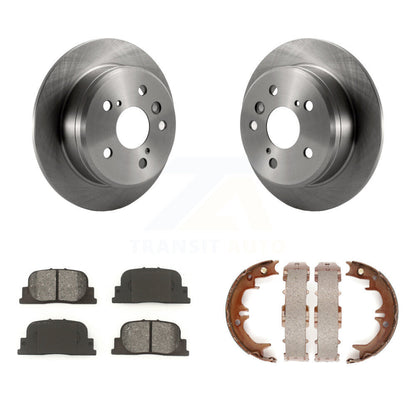 Kit de plaquettes semi-métalliques et de chaussures de stationnement, Rotors à disque arrière, pour Toyota Camry Lexu