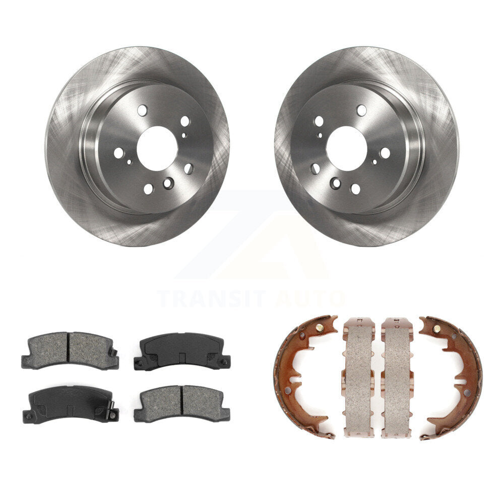 Kit de chaussures de stationnement à plaquettes semi-métalliques, Rotors à disque arrière, pour Lexus RX300 AWD 99-03