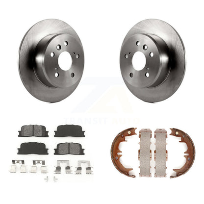 Kit de chaussures de stationnement à plaquettes semi-métalliques, Rotors à disque arrière, pour Toyota Highlander FWD