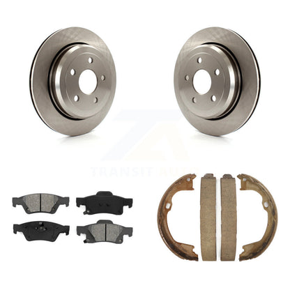 Kit de chaussures de stationnement à plaquettes semi-métalliques à disques arrière pour Jeep Grand Cherokee W