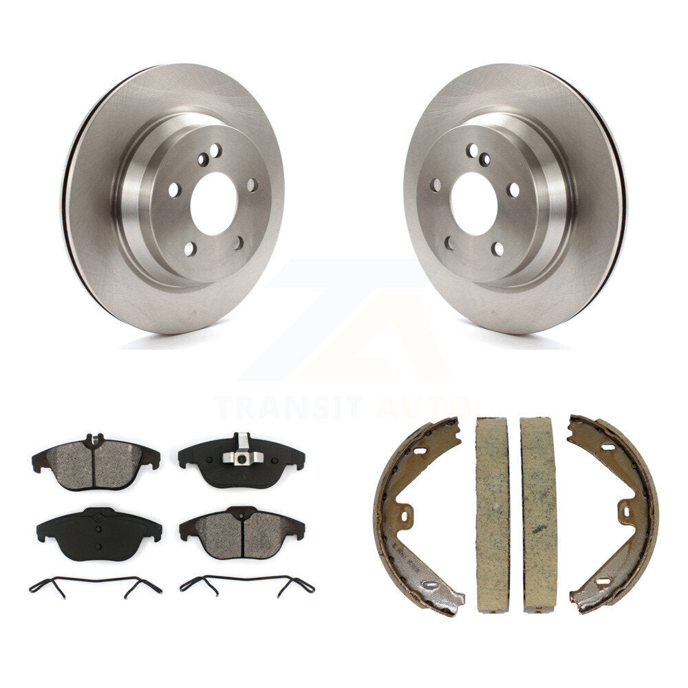 Kit de plaquettes semi-métalliques et de chaussures de stationnement pour disques arrière, pour Mercedes-Benz GLK35