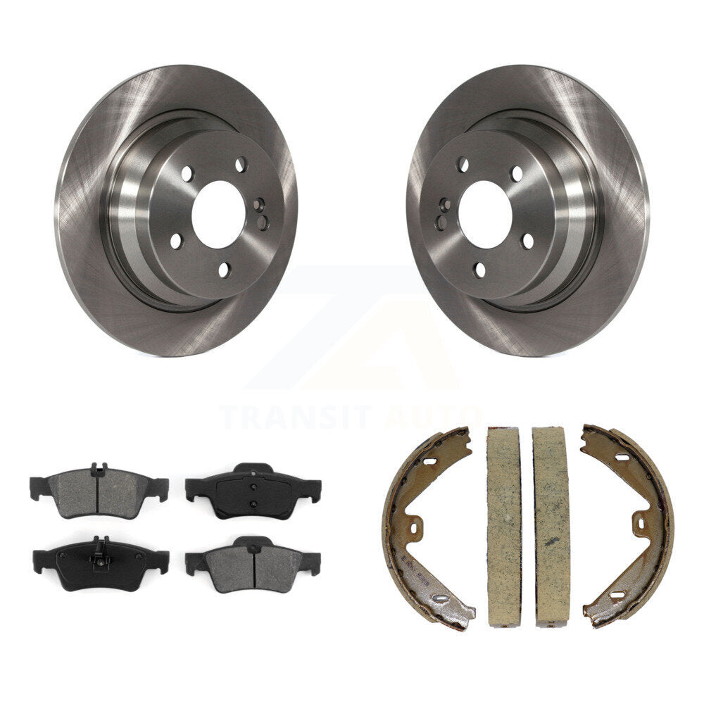 Kit de plaquettes semi-métalliques et de chaussures de stationnement pour disques arrière, pour Mercedes-Benz E25